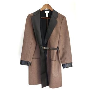 Soft Surroundings Wool Blazer Coat Size PM